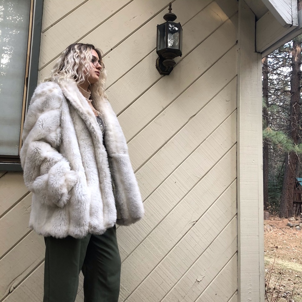 Jordache faux fur coat